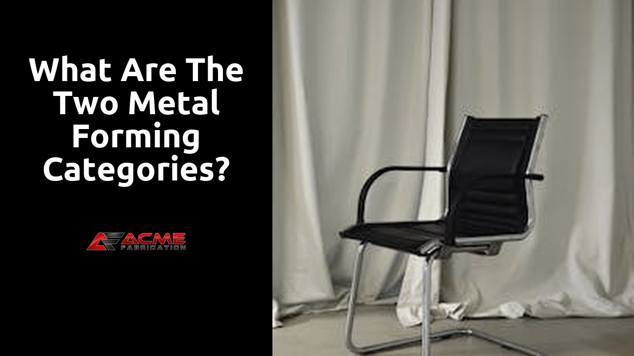 What are the two metal forming categories?