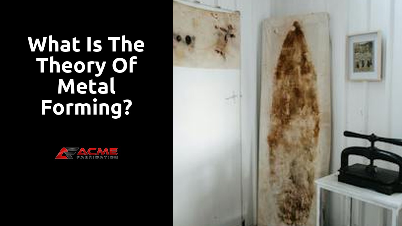 What is the theory of metal forming?